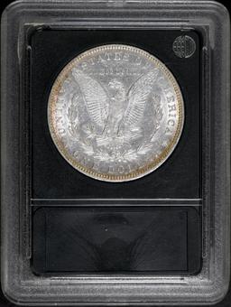 1889 O Morgan Silver Dollar.