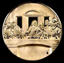 Franklin Mint Greatest Masterpiece Solid Sterling Silver / 24K Gold Plated.