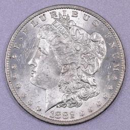 1882 O Morgan Silver Dollar.