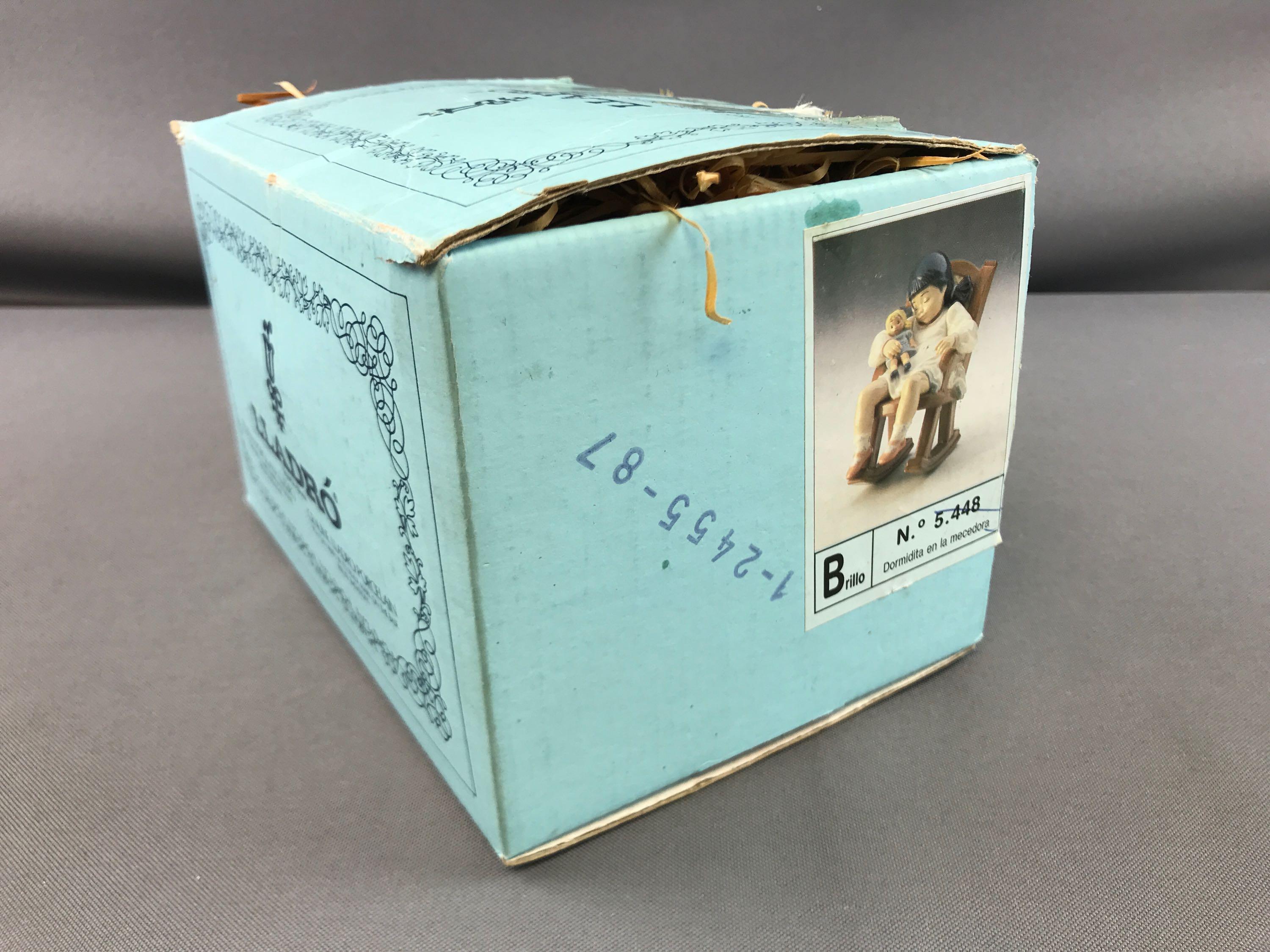 Lladro Naptime figurine in original box