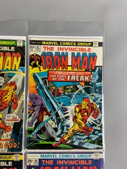 Group of 10 Marvel Comics The Invincible Iron Man Comic Books