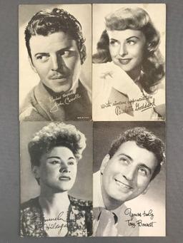 Group of 80+ Vintage Exhibition Cards-Actors and Actresses