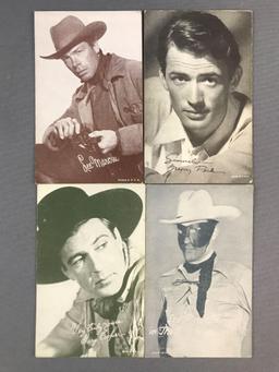 Group of 50+ Vintage Exhibition cards-Actors and Actresses from Westerns