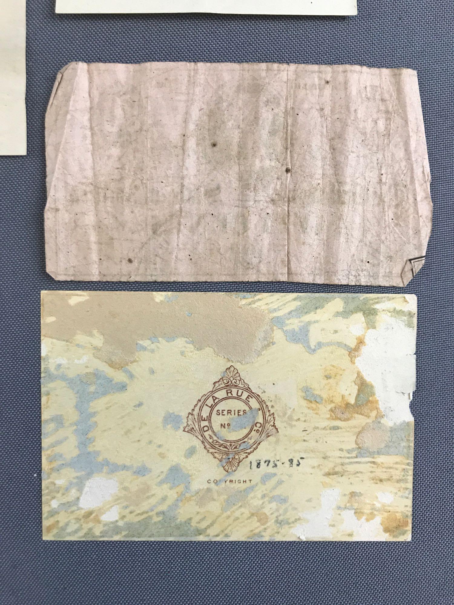 Group of 7 pieces Antique (1863-1911) Ephemera-Church Programs, Confederate Currency, and more