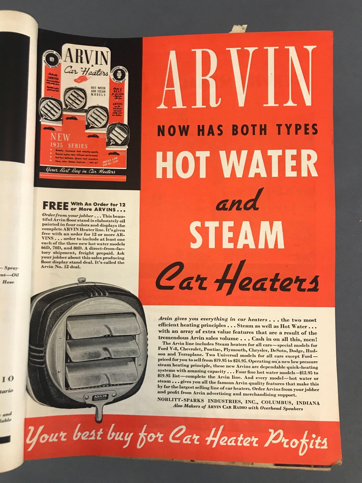 Group of 20 Vintage (1932-1939) Auto Magazines-