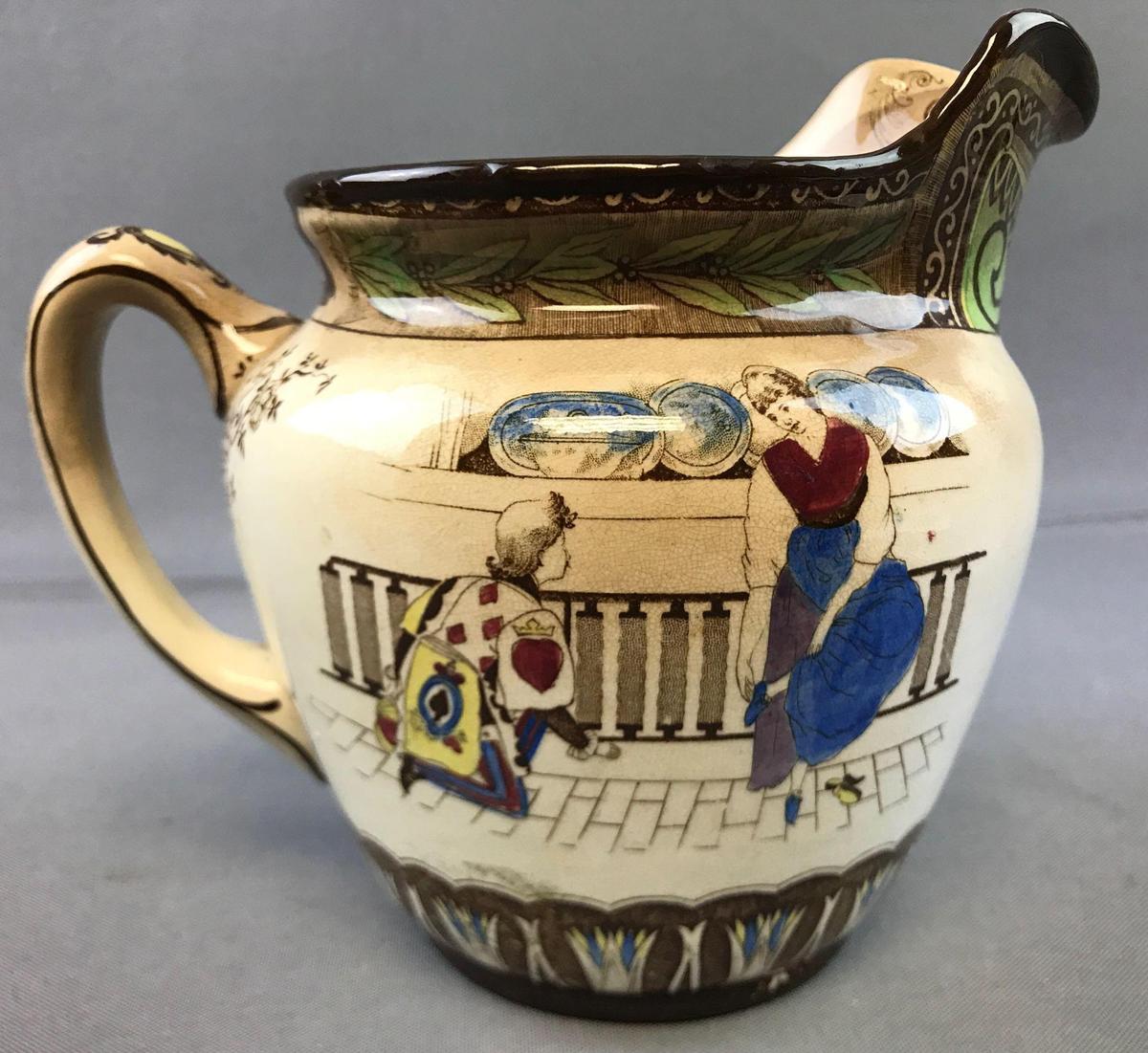 Antique Buffalo Pottery Cinderella Pitcher