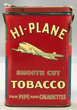 Vintage "Hi-Plane" Vertical Tobacco Tin
