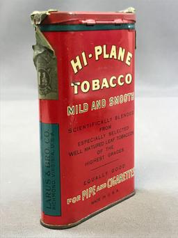 Vintage "Hi-Plane" Vertical Tobacco Tin