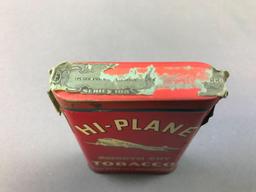 Vintage "Hi-Plane" Vertical Tobacco Tin