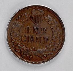 1875 Indian Head Cent (ANACS) EF45.