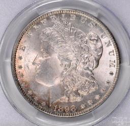 1898 P Morgan Silver Dollar (PCGS) MS66.