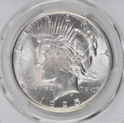 1925 S Peace Silver Dollar (PCGS) MS63.