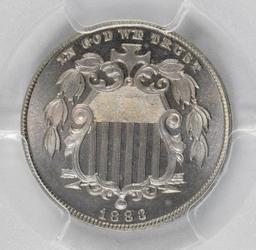 1883 Shield Nickel (PCGS) PR64.