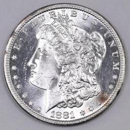 1881 S Morgan Silver Dollar.