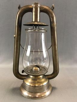 Vintage Dietz US Brass Tubular Kerosene Lantern