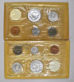 Group of (2) 1962 & 1964 U.S. Silver Proof Sets.