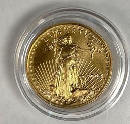 2004 1/10 oz American Gold Eagle .999 fine gold