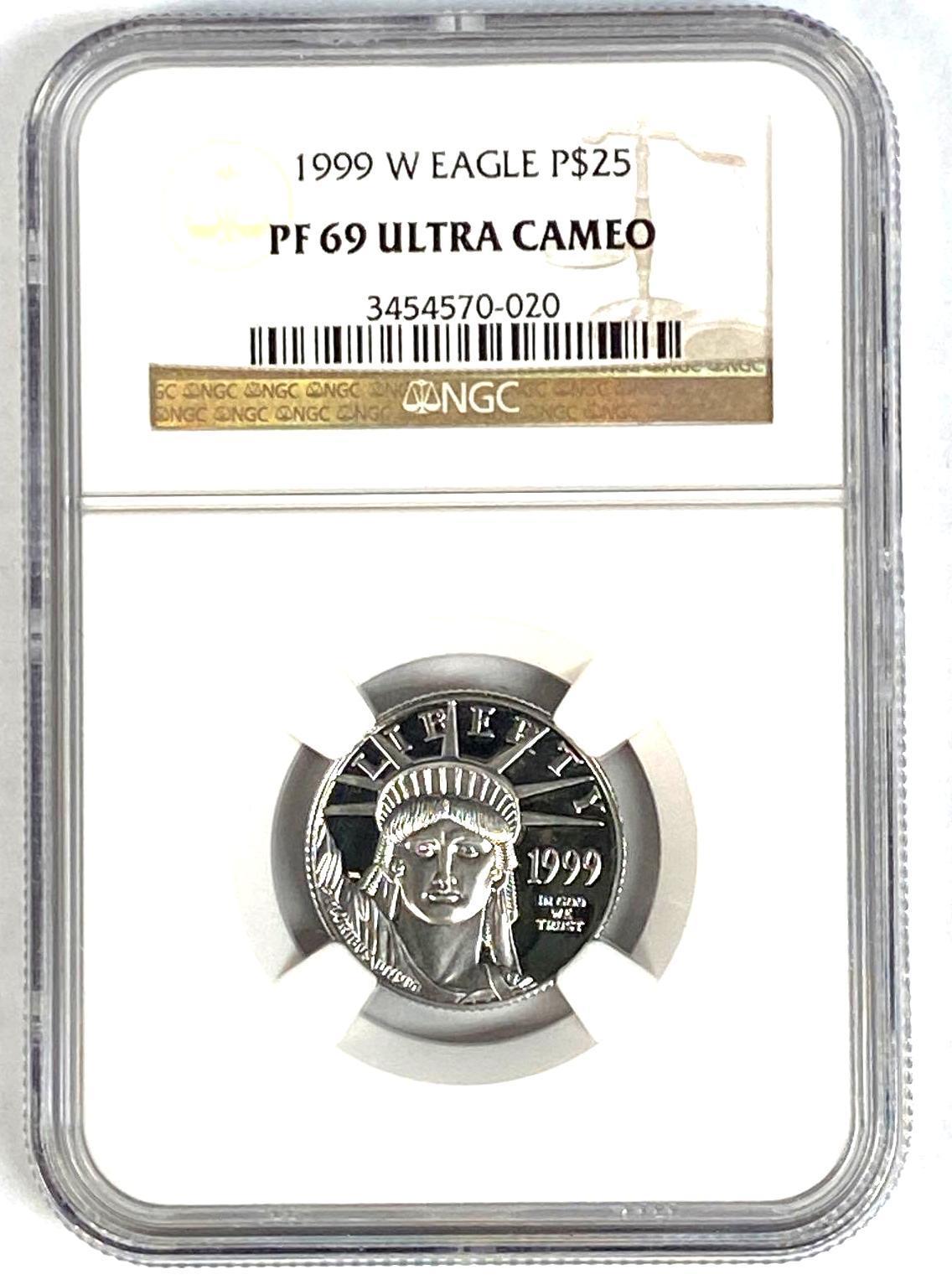 2006 Platinum American Eagle 1/4 oz NGC Proof 69 ultra Cameo