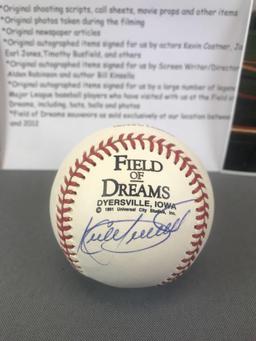 Signed Kirby Puckett Field of Dreams Movie Site Baseball