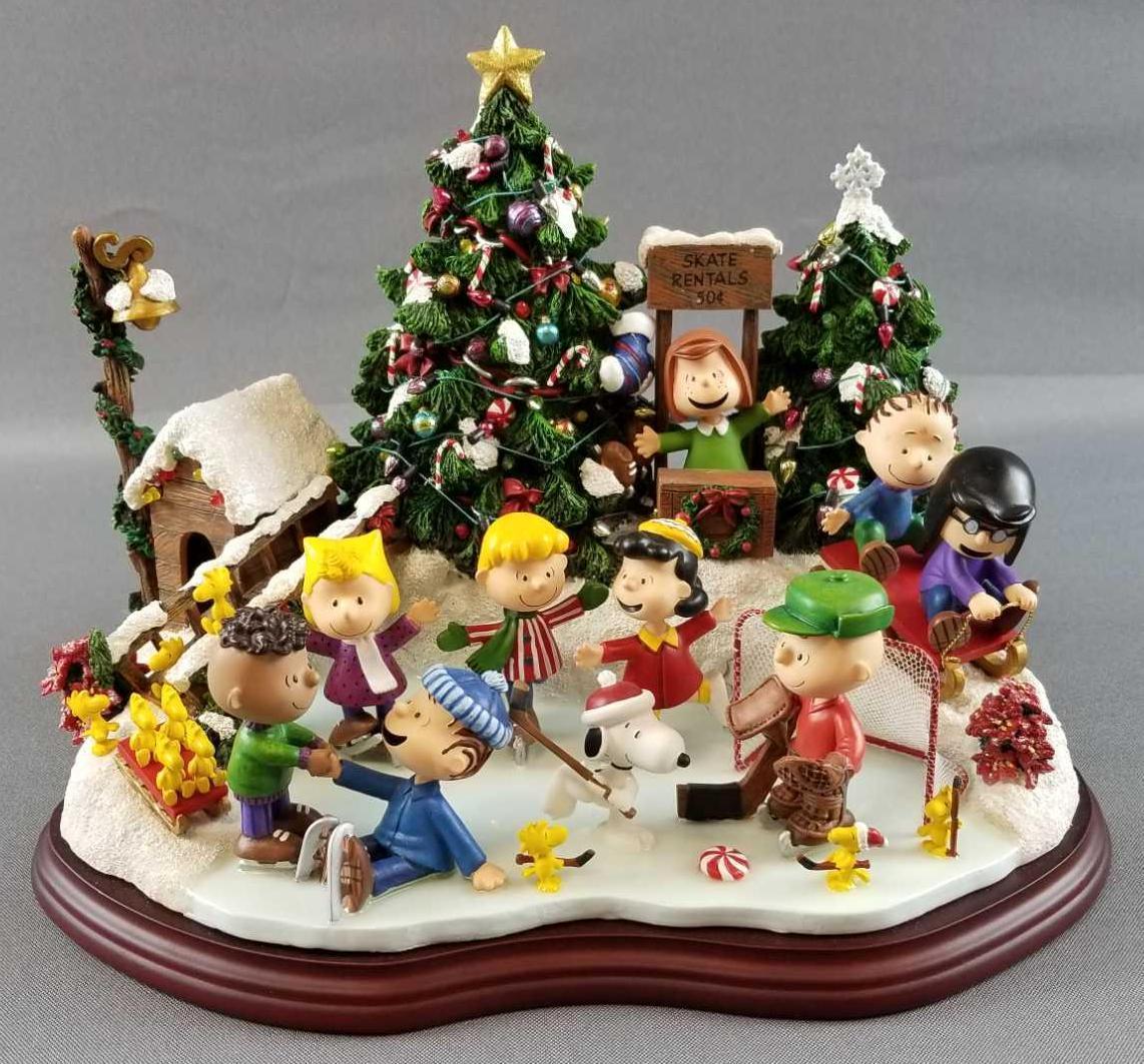 Peanuts Christmas Skating Party by Danbury Mint