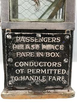 Antique Trolley Fare Box