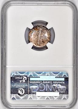 1920 P Mercury Silver Dime (NGC) MS65FB