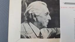 Signed copy 60 Years of Living Architecture Frank Lloyd Wright