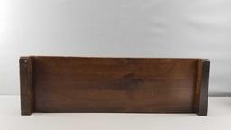 Vintage wood wall shelf