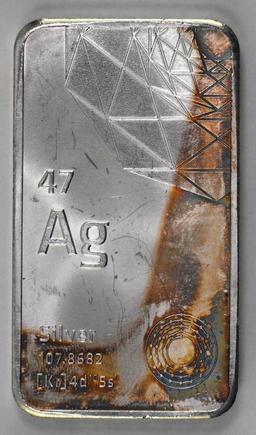 Elemetal 5oz. .999 Fine Silver Ingot/Bar