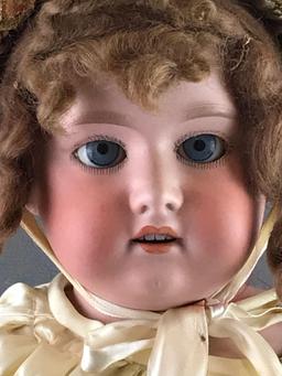 Antique 28 inch German bisque doll Marseille