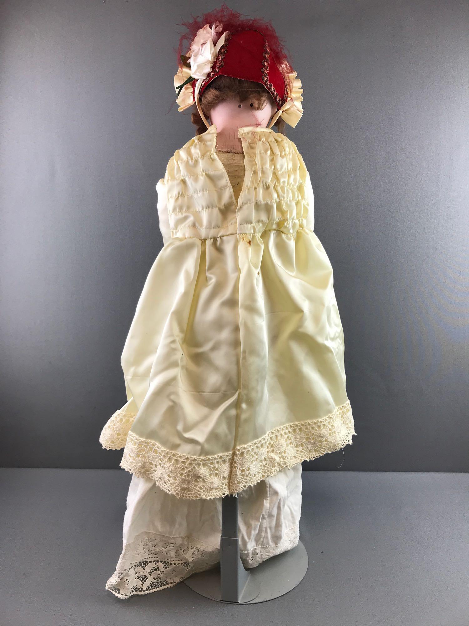 Antique 28 inch German bisque doll Marseille