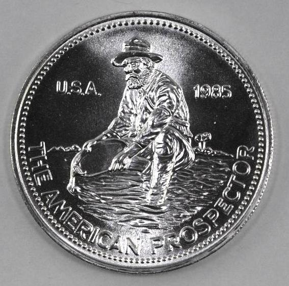 1985 Engelhard Prospector 1oz. .999 Fine Silver