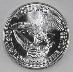 1985 Engelhard Prospector 1oz. .999 Fine Silver