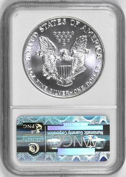 1992 American Silver Eagle 1oz. (NGC) MS69