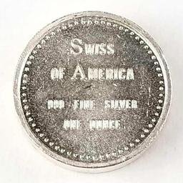 Swiss Of America - Silver Round 1 Oz. Draper Mint .999 Fine