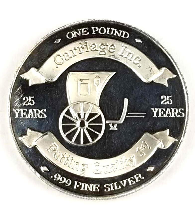 Unique Special Issue 1lb .999 fine Silver Round