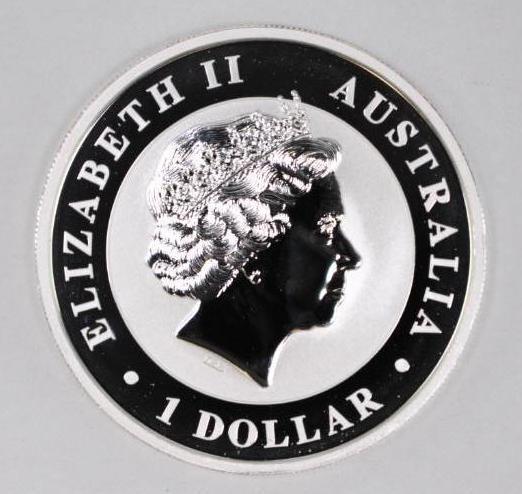 2017 Australia Kookaburra 1oz. .999 Fine Silver Round