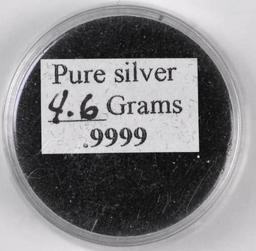 Crystalline Silver Nugget 4.6 Grams