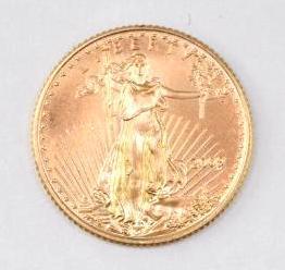2009 $5 American Eagle 1/10thoz. .999 Fine Gold