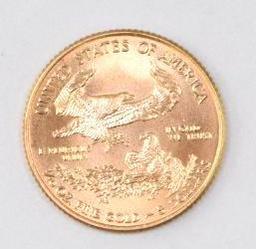 2013 $5 American Eagle 1/10thoz. .999 Fine Gold