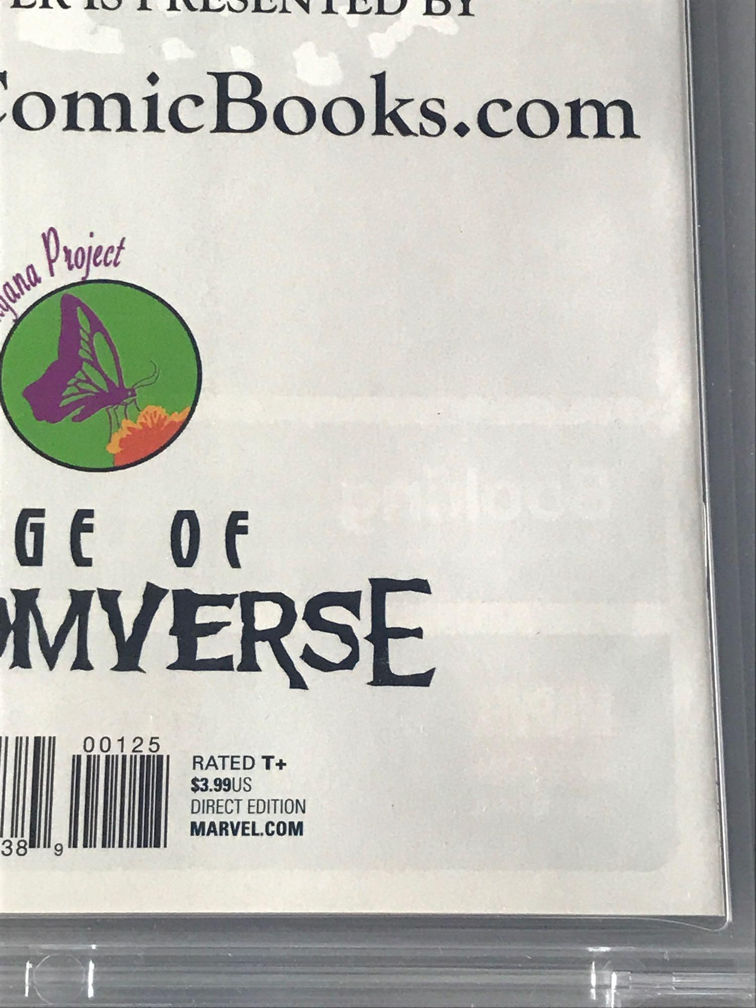 Signed CBCS Graded Marvel Comics Edge of Venomverse No. 1 comic book