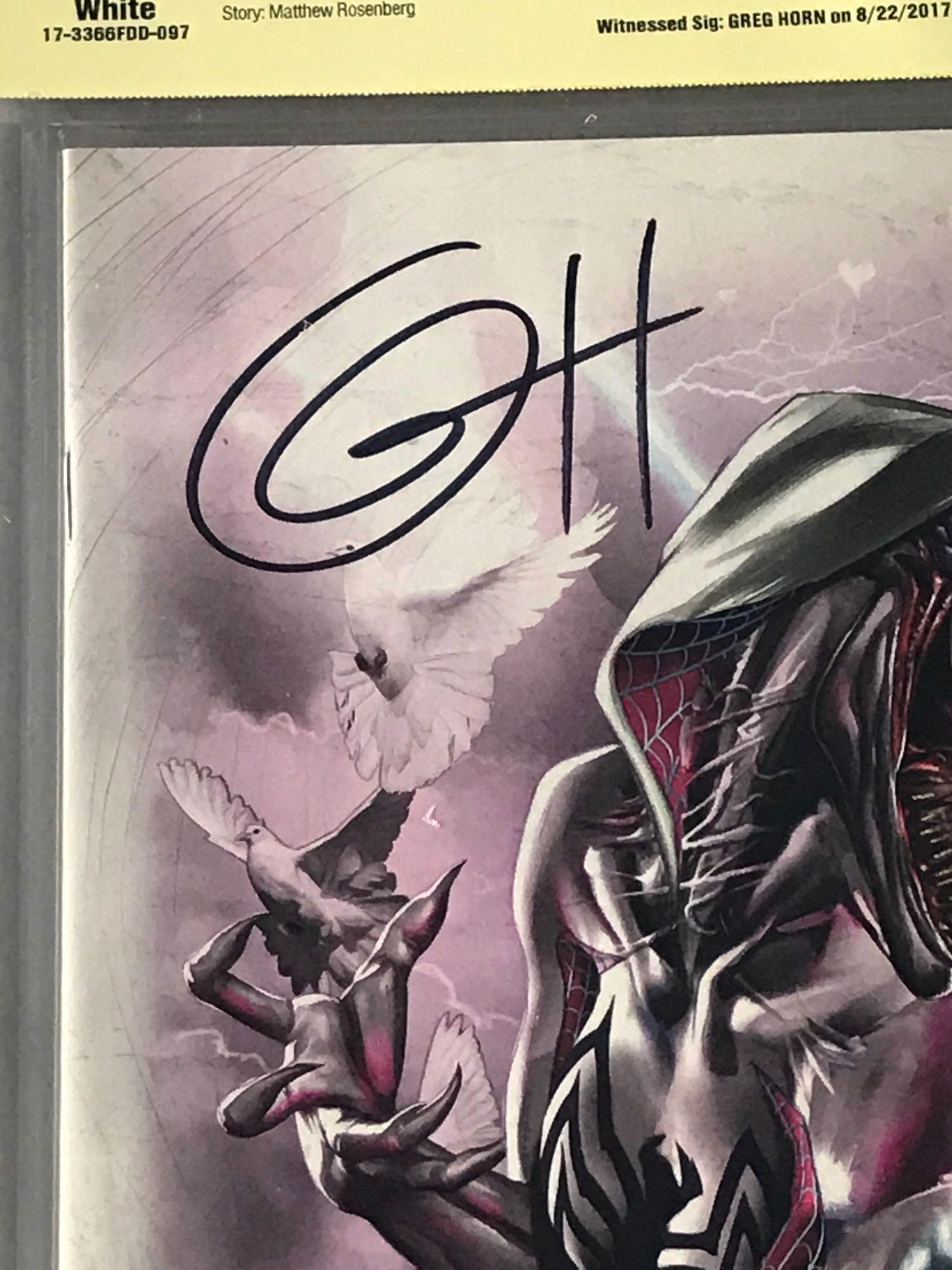 Signed CBCS Graded Marvel Comics Edge of Venomverse No. 1 comic book