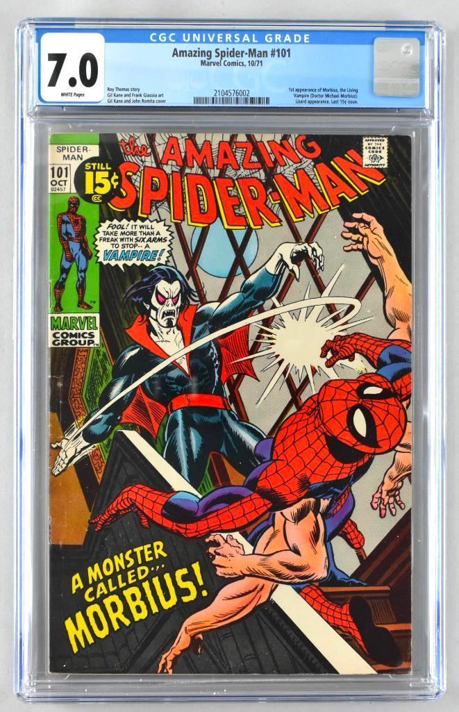 CGC Graded Marvel Comics The Amazing Spider-Man No. 101 comic book