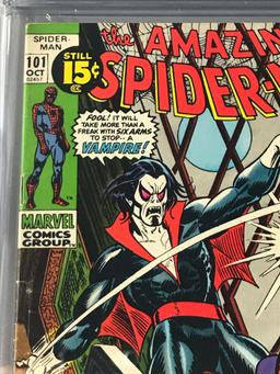 CGC Graded Marvel Comics The Amazing Spider-Man No. 101 comic book