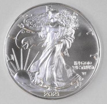 2021 American Silver Eagle 1oz Type 2