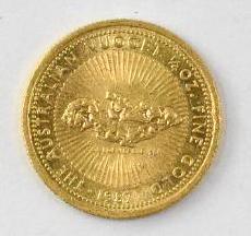 1987 $25 Australia Nugget Golden Eagle 1/4oz. .9999 Fine Gold