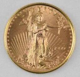 1999 $5 American Eagle 1/10thoz. .999 Fine Gold