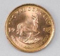 1982 South Africa Krugerrand 1/10thoz. .999 Fine Gold