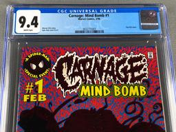 CGC Graded Marvel Comics Carnage: Mind Bomb No. 1 Comic Book