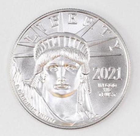 2021 $100 American Platinum Eagle 1oz. .9995.